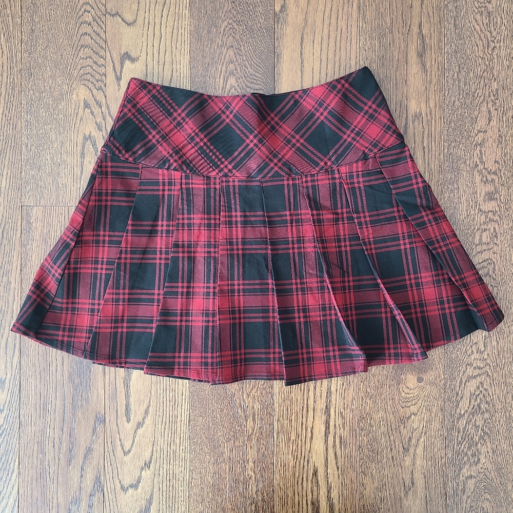 Killstar Plaid Mini Skirt